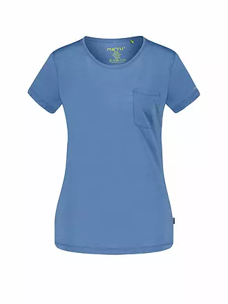 MERU | T-shirt de sport pour femmes Queluz Merino | dunkelblau